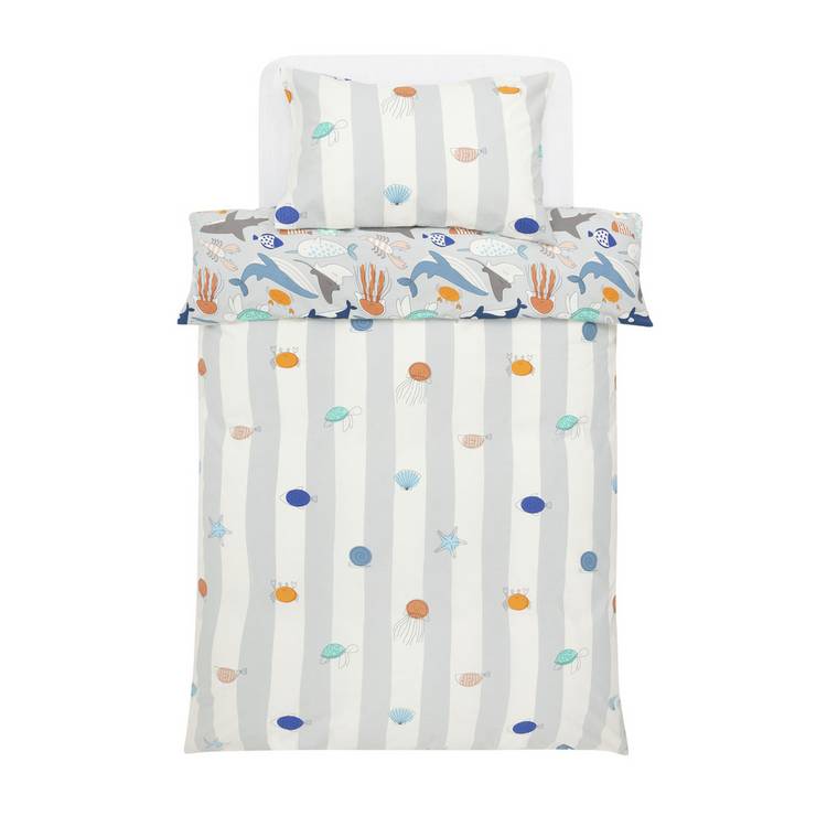 Habitat kids bedding set Under the Sea printed toddler, UK version