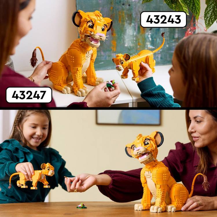 LEGO Disney Young Simba building set 1445 pieces - British product