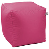 rucomfy pink indoor outdoor cube bean bag - British product