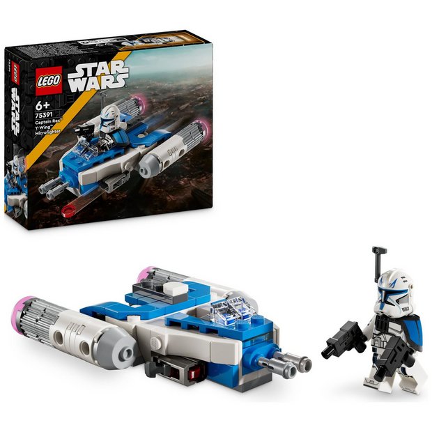 LEGO Star Wars Captain Rex Y-Wing Microfighter building set (British brand)