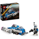 LEGO Star Wars Captain Rex Y-Wing Microfighter building set (British brand)