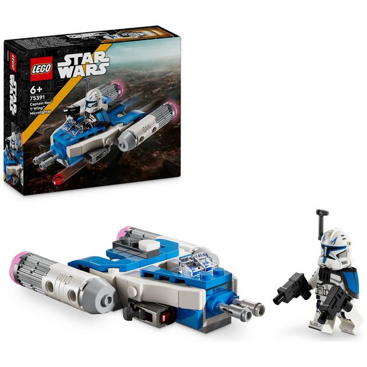 LEGO Star Wars Captain Rex Y-Wing Microfighter building set (British brand)
