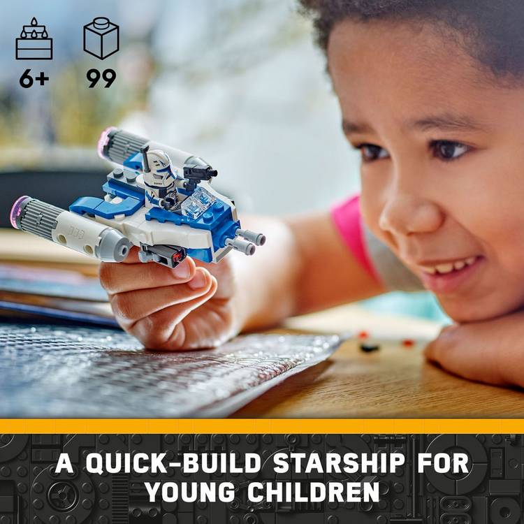 LEGO Star Wars Captain Rex Y-Wing Microfighter building set (British brand)