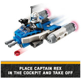 LEGO Star Wars Captain Rex Y-Wing Microfighter building set (British brand)