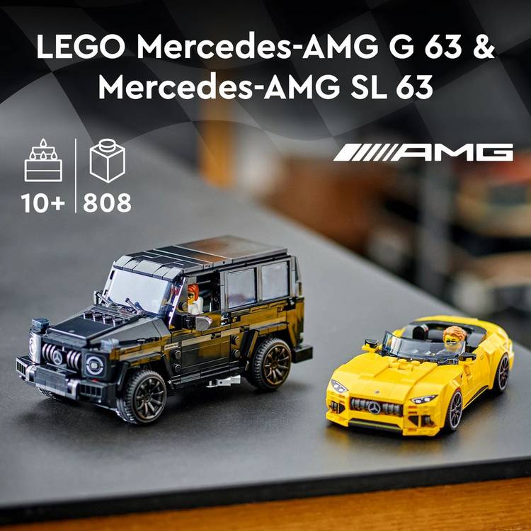 LEGO Speed Champions Mercedes double pack 808 pieces, imported from the UK