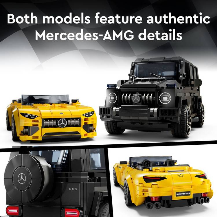 LEGO Speed Champions Mercedes double pack 808 pieces, imported from the UK