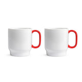 Sebastian Conran set of 2 porcelain mugs 390ml, imported from the UK