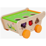 Chad Valley wooden gardening shape sorter toy set, UK version