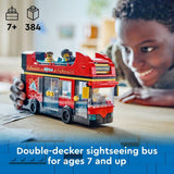 LEGO City double-decker sightseeing bus toy, 60407 (British brand)