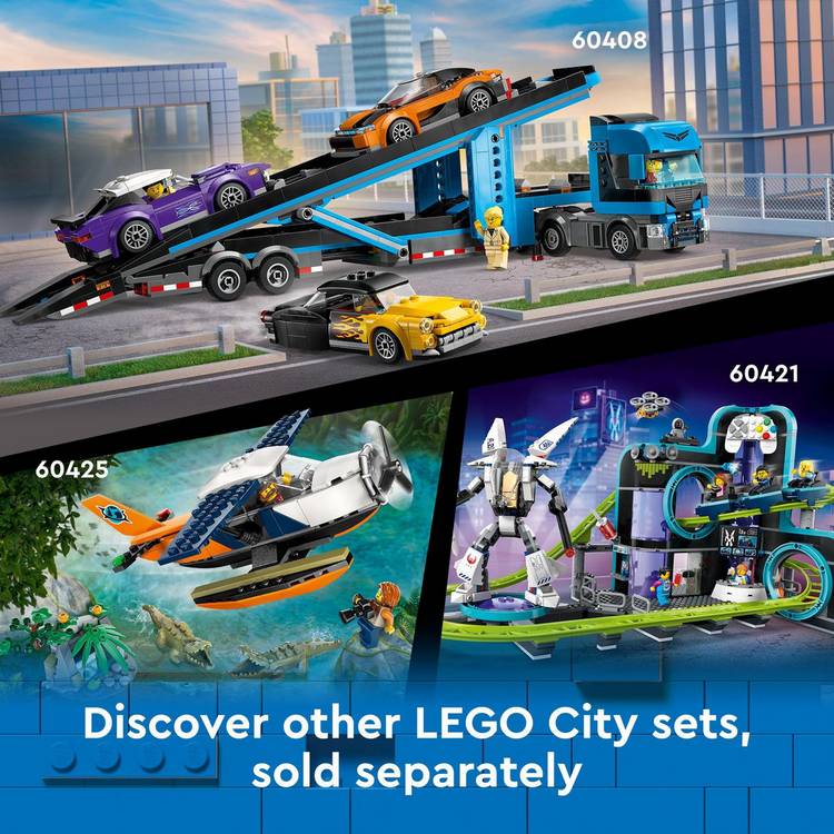 LEGO City double-decker sightseeing bus toy, 60407 (British brand)