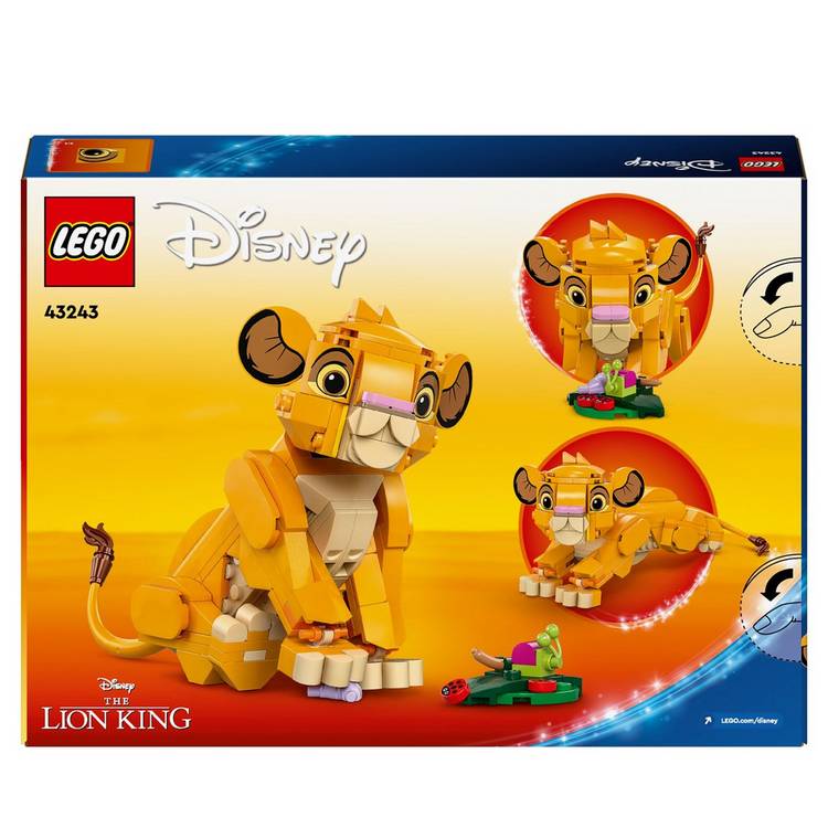 LEGO Disney Simba Lion King Cub building toy 11cm, imported from the UK