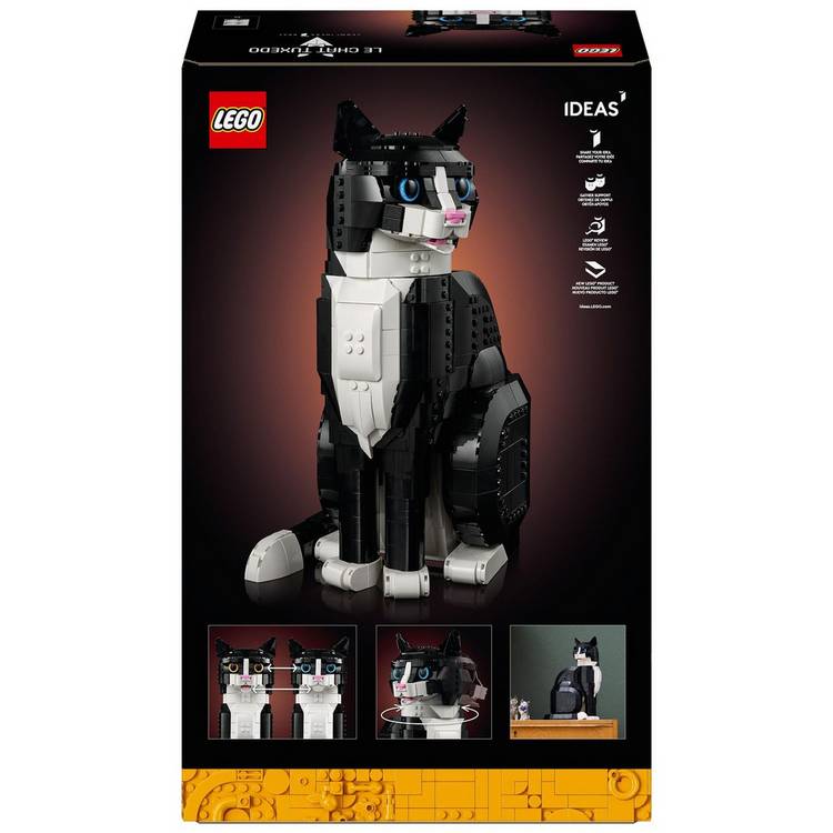 LEGO Ideas Tuxedo Cat model 1710 pieces, UK version