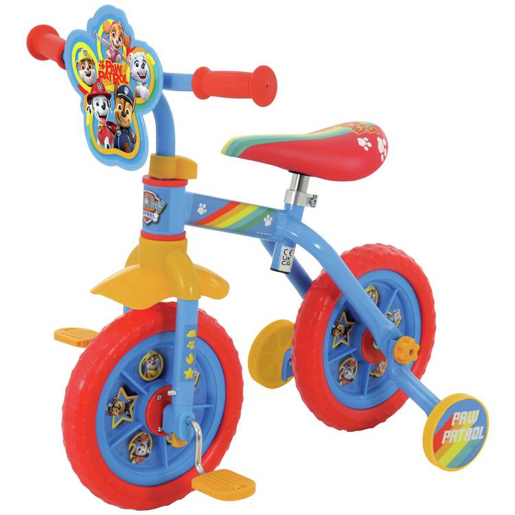 Paw Patrol 2-in-1 balance and beginner bike 10 inch, imported from the UK