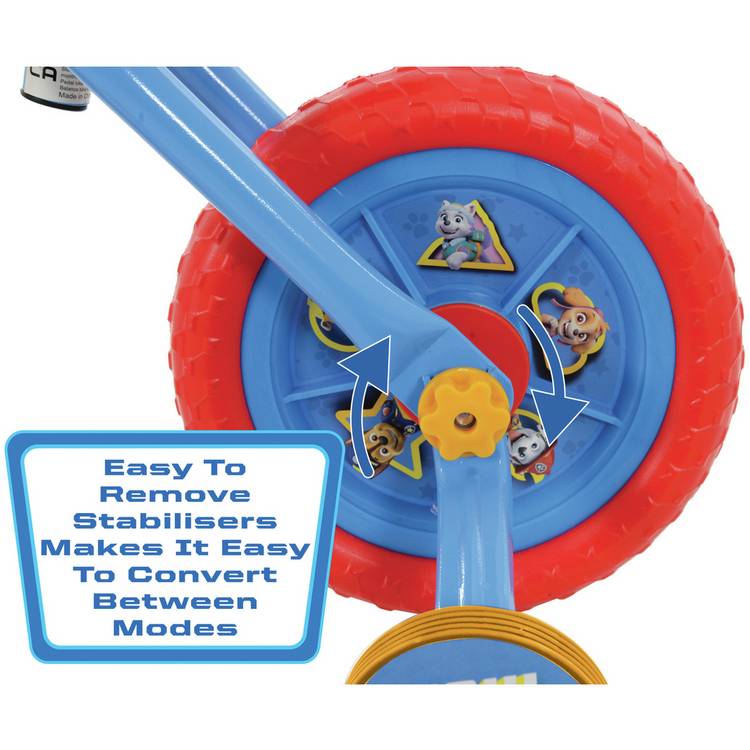 Paw Patrol 2-in-1 balance and beginner bike 10 inch, imported from the UK