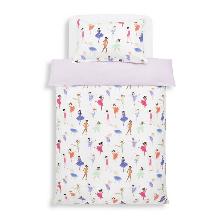 Argos Home kids bedding set Dancers pattern single, imported from the UK