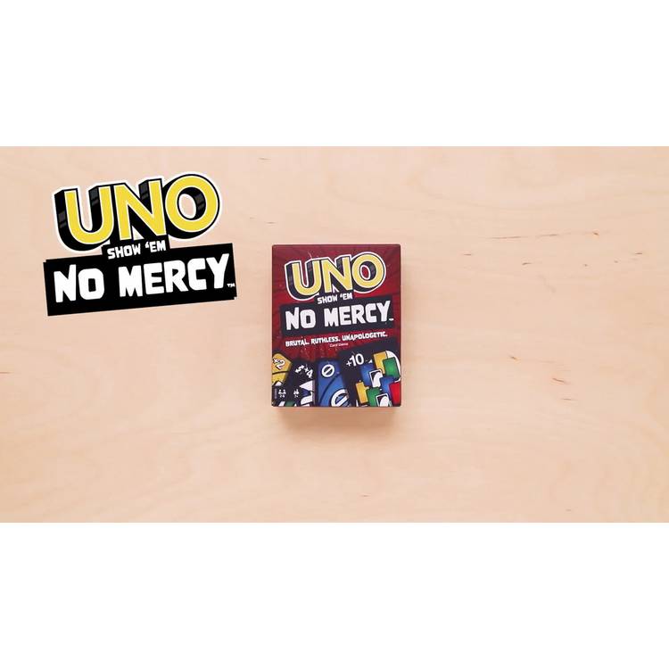 UNO Show 'em No Mercy card game (British brand)