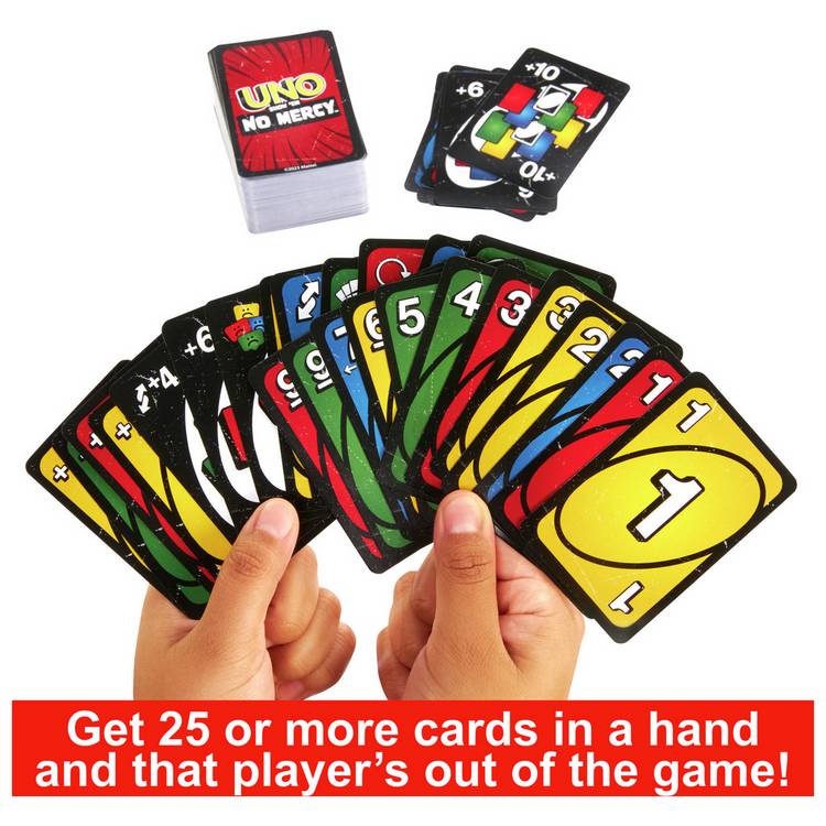 UNO Show 'em No Mercy card game (British brand)