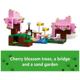 LEGO Minecraft Cherry Blossom Garden building set - British product