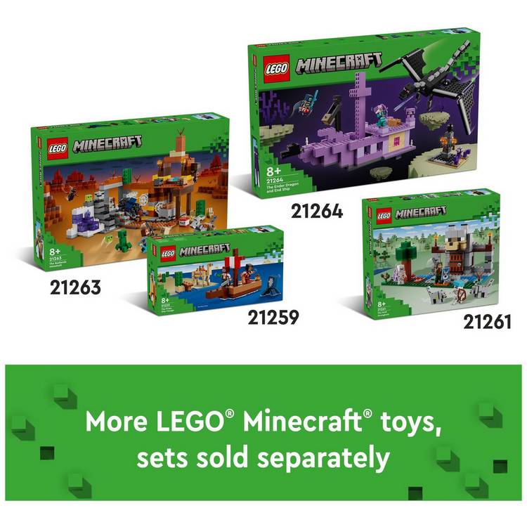 LEGO Minecraft Cherry Blossom Garden building set - British product