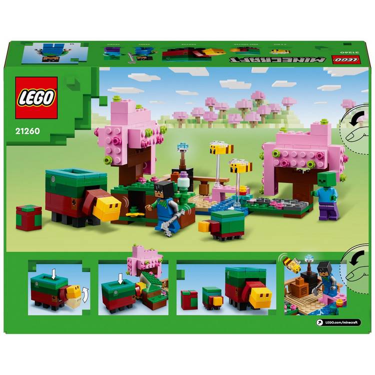LEGO Minecraft Cherry Blossom Garden building set - British product