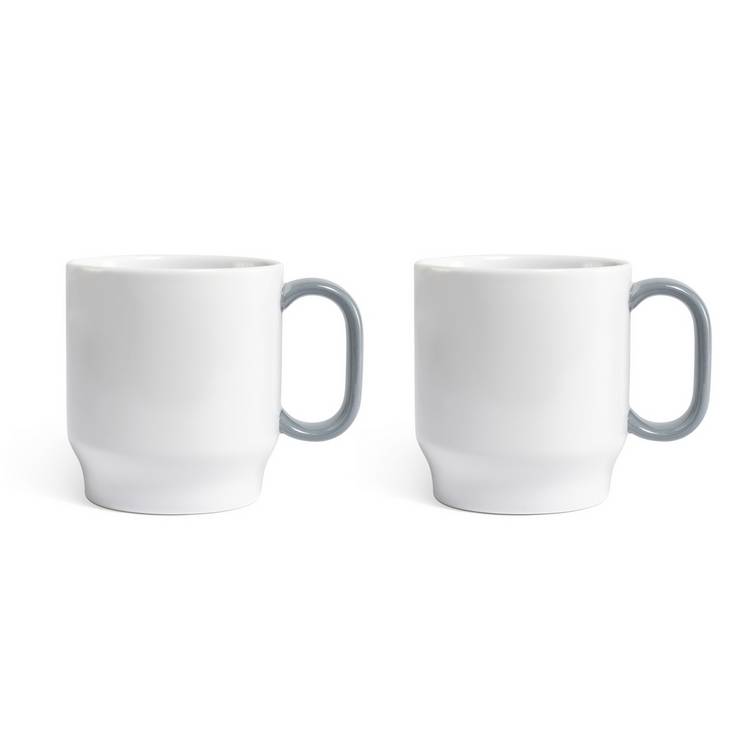Sebastian Conran set of 2 porcelain mugs UK version