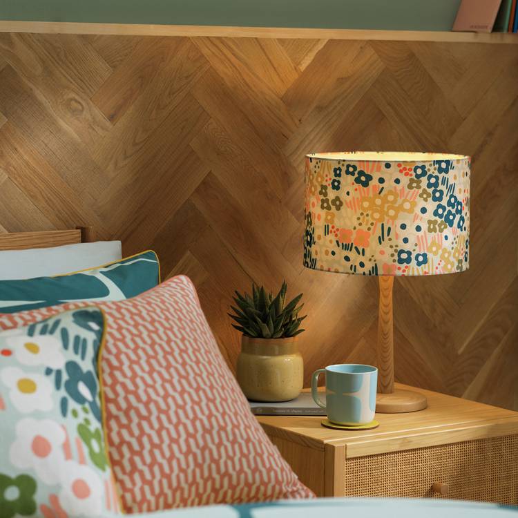 Habitat Blue Meadow lampshade 30cm, UK version