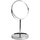 Argos Home chrome pedestal mirror with tray 34cm, imported from the UK