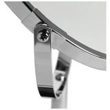 Argos Home chrome pedestal mirror with tray 34cm, imported from the UK