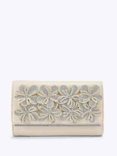 Next Kurt Geiger Saskia Bag Silver Clutch Bag- Buy online at McGrocer