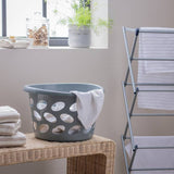 Argos Home Essentials 30 Litre Laundry Basket - Grey- Buy online at McGrocer