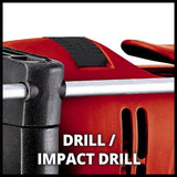 Einhell 650W corded hammer drill, UK version
