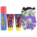 Marvel Spider-Man bath time playset with water blaster and foam targets, imported from the UK