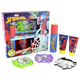 Marvel Spider-Man bath time playset with water blaster and foam targets, imported from the UK