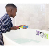 Marvel Spider-Man bath time playset with water blaster and foam targets, imported from the UK
