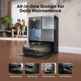 eufy X10 Pro Omni robot vacuum and mop station - British product