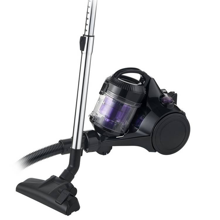 Bush bagless cylinder corded vacuum cleaner with HEPA filter, UK version