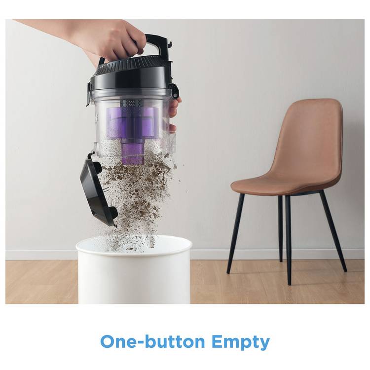 Bush bagless cylinder corded vacuum cleaner with HEPA filter, UK version