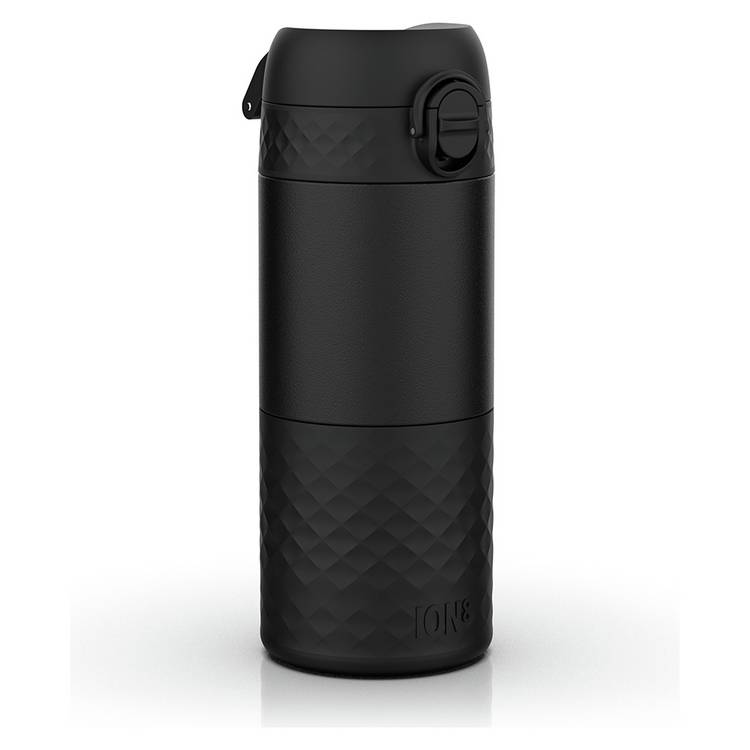 Ion8 black travel mug 360ml - British product