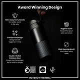 Ion8 black travel mug 360ml - British product