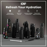 Ion8 black travel mug 360ml - British product