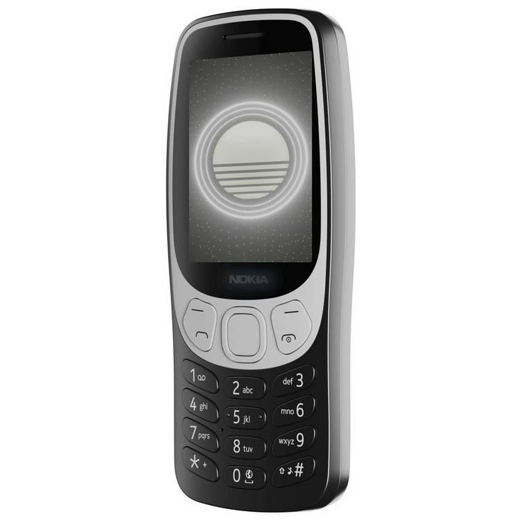 Nokia 3210 4G retro phone in Grunge Black (British brand)