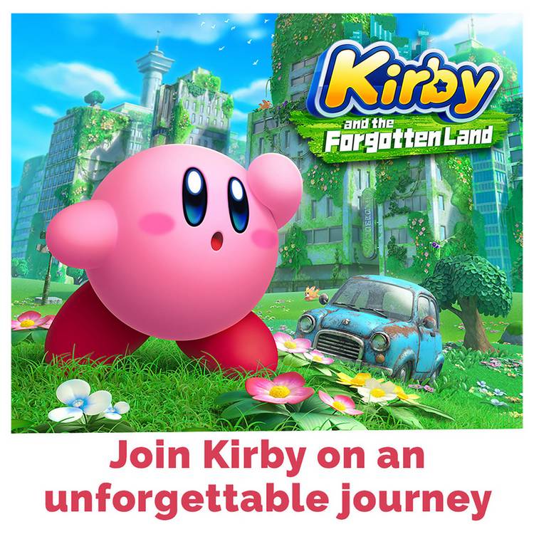 Kirby and the Forgotten Land Nintendo Switch game, UK version