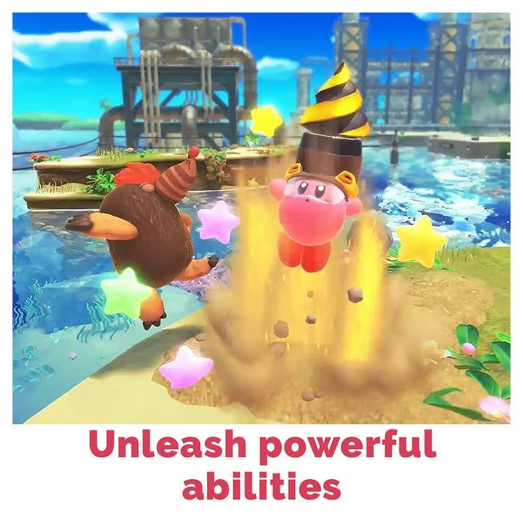 Kirby and the Forgotten Land Nintendo Switch game, UK version