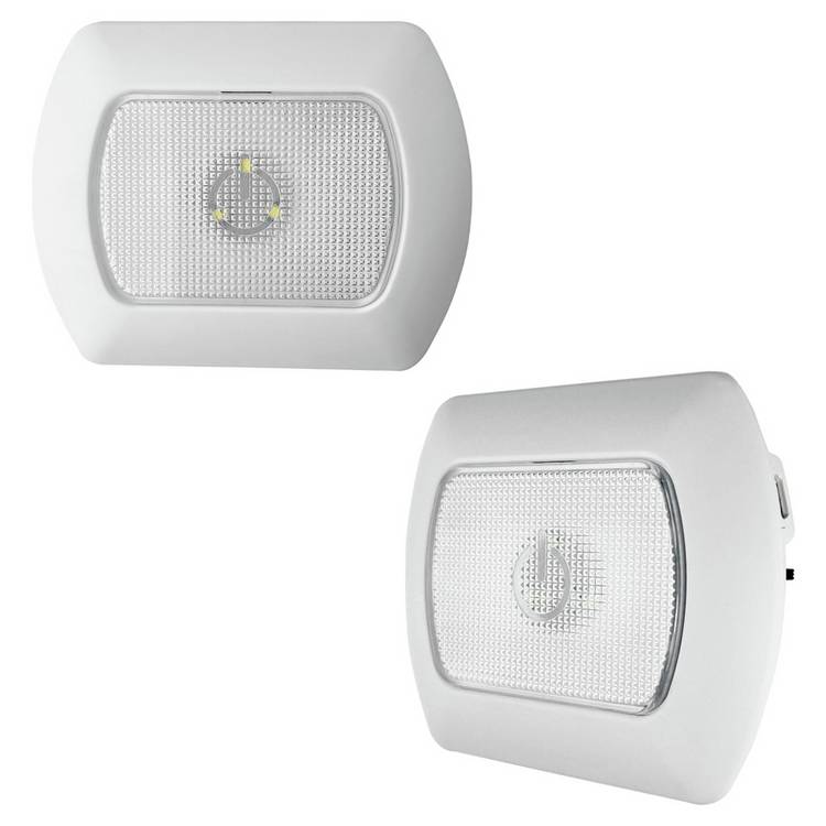 Xtralite white LED rechargeable tap light, UK version