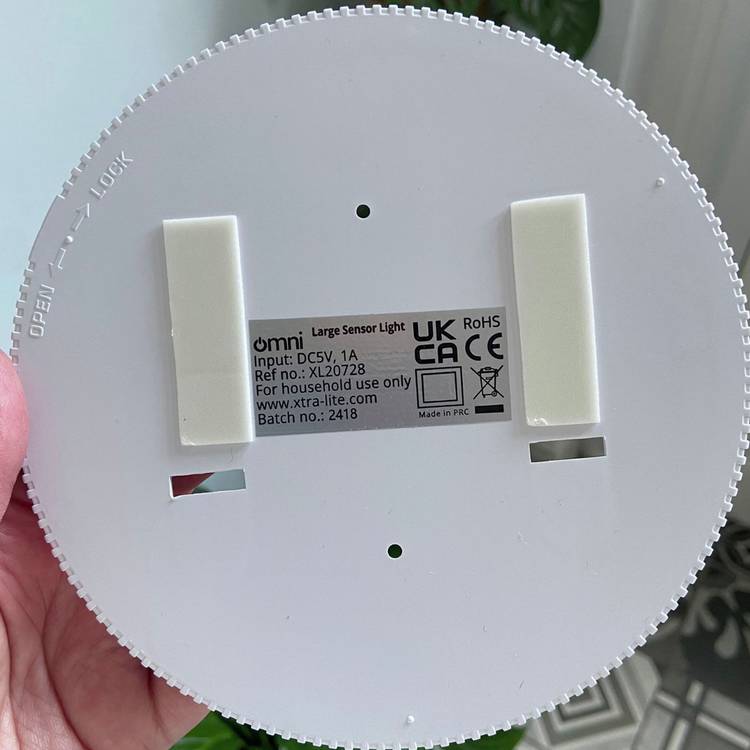 Xtralite LED rechargeable sensor light white (British brand)