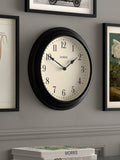 Jones Clocks black classic wall clock 40.5cm, UK version