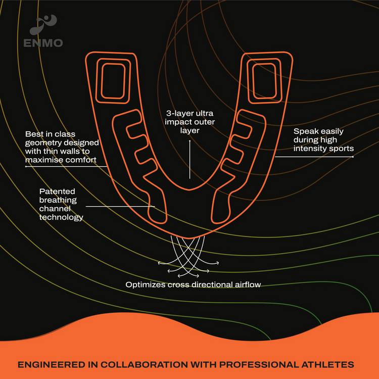 Enmo Maxilla Pro mouthguard sports protective gear - British product