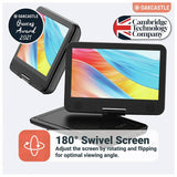 Oakcastle DVD120 portable DVD player 10.5 inch, imported from the UK