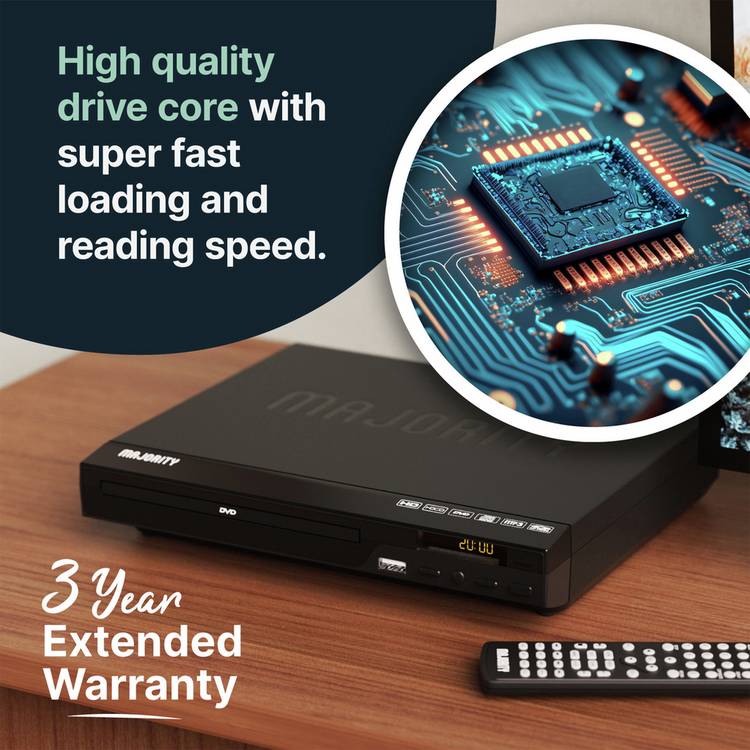 Majority Multi Regional HDMI DVD player, UK version