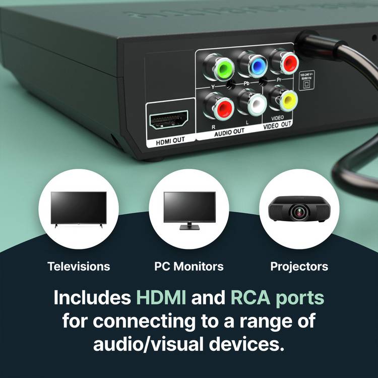 Majority Multi Regional HDMI DVD player, UK version
